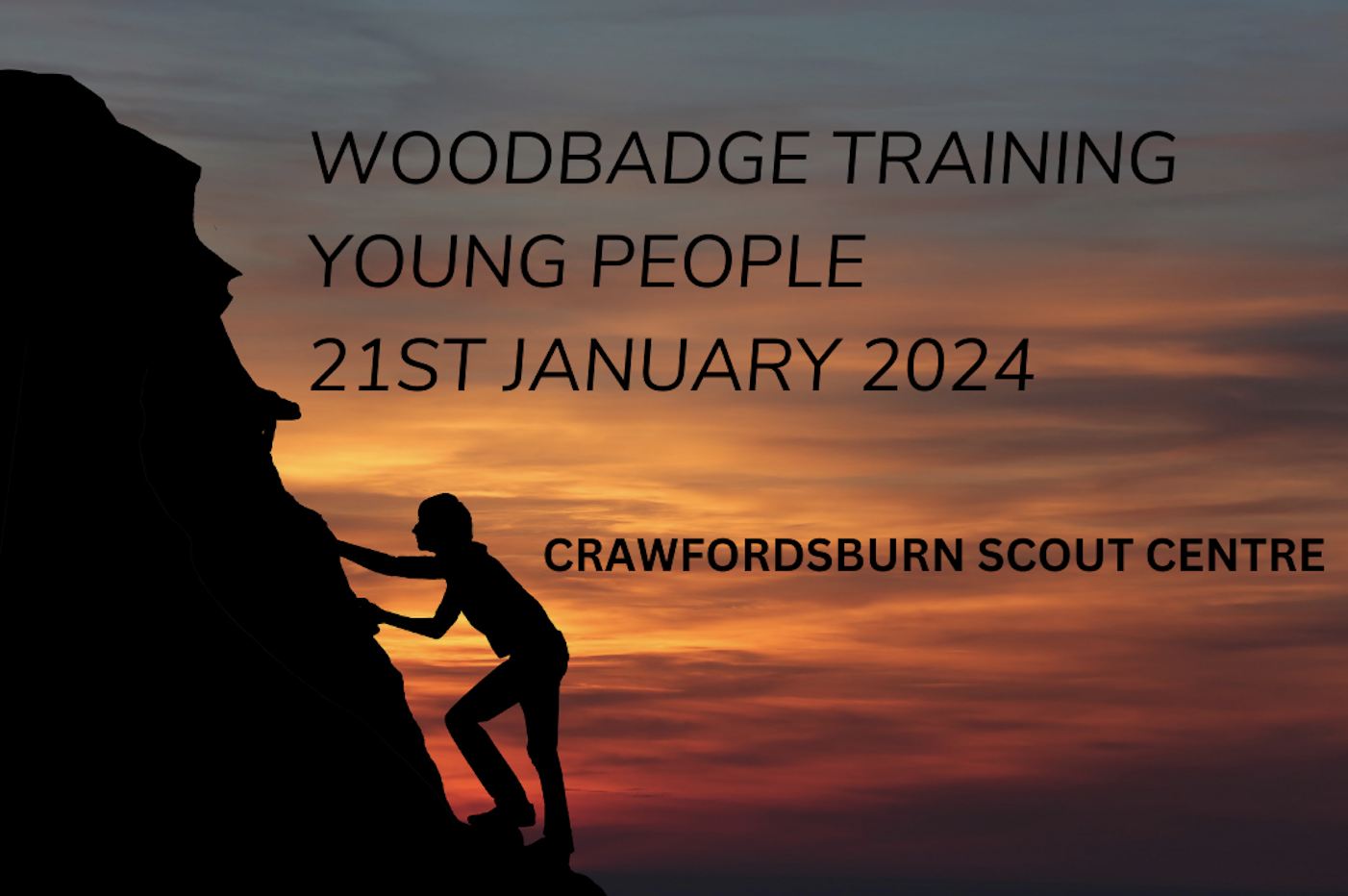 Woodbadge Training – Young People – 21st January 2024